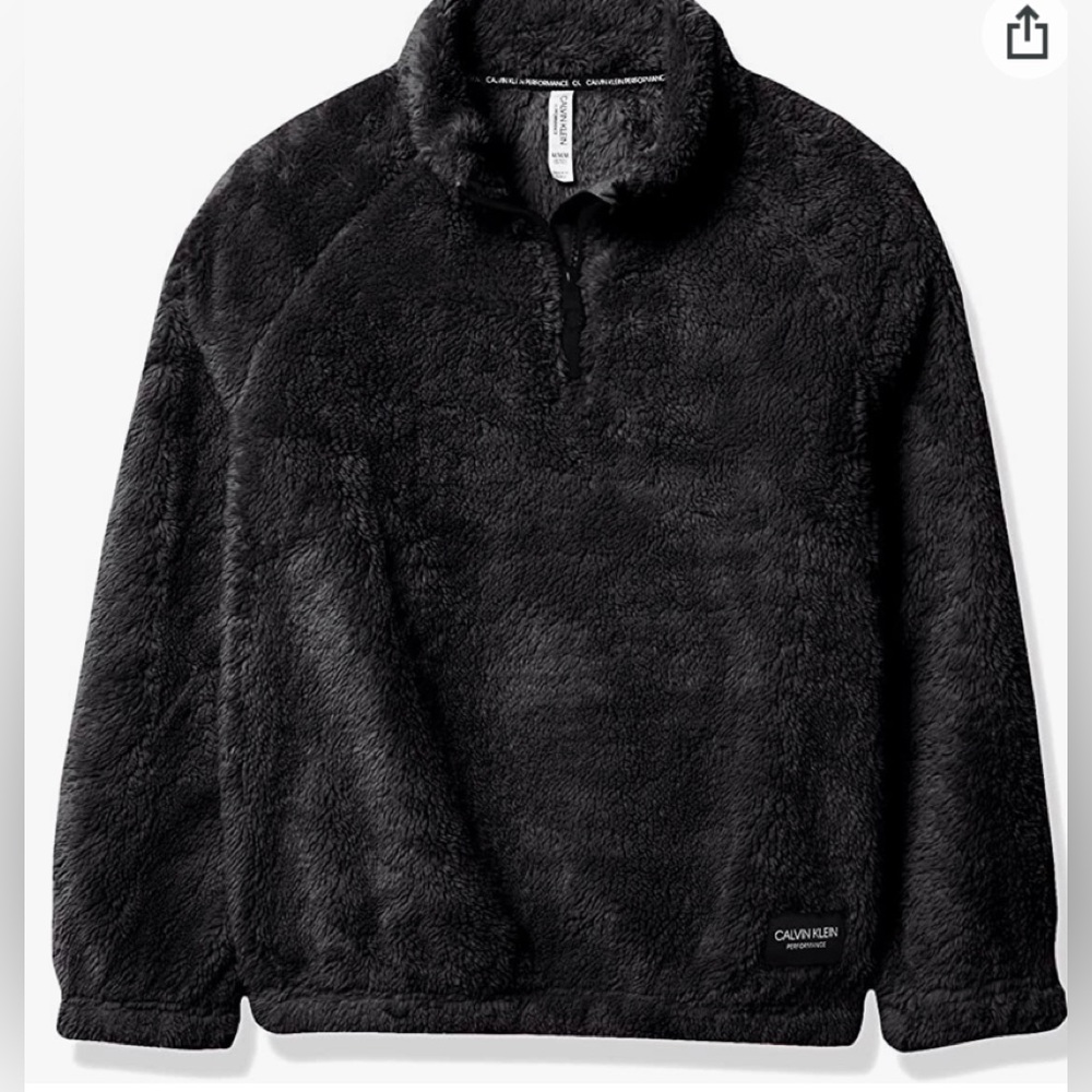 EUC Calvin Klein Performance Pullover Fleece Sweater
